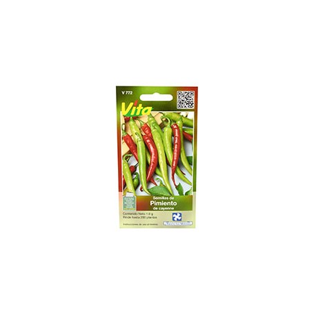 SEMILLAS DE PIMIENTO DE CAYENNE 1 GR MULTICOLOR VÍTA