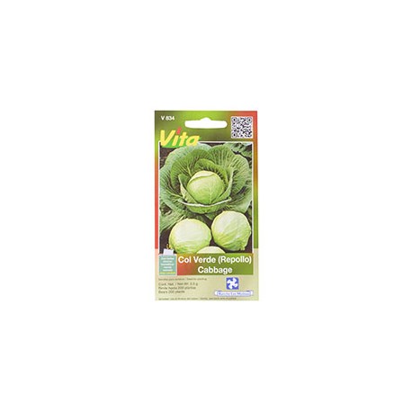 SEMILLAS DE COL VERDE 0.6 GR VERDE VÍTA