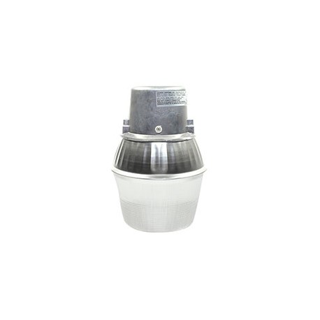 LÁMPARA DE SEGURIDAD LUZ BLANCA 34 CM PLATA 1 PIEZA