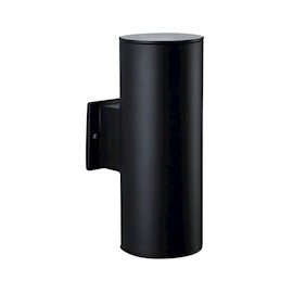 LUMINARIO EXTERIOR PARA PARED LED DE 32 X 17.3 CM NEGRO