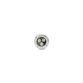 LUMINARIOS EXTERIOR PISO ACERO COLOR NÍQUEL LED 4.5 W
