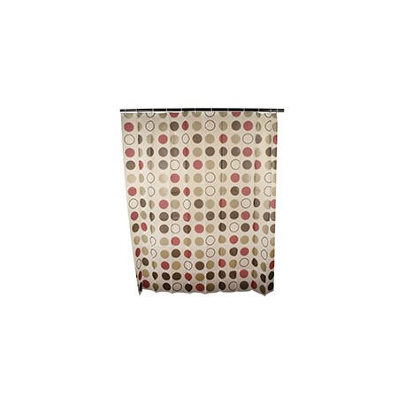 CORTINA PARA BAÑO TWISTER GREY DE 180 X 180 CM MULTICOLOR MENYRE