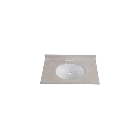 LAVABO COLORPOINT EMPOTRABLE MÁRMOL RECTANGULAR GRIS CLARO 77.41 CM