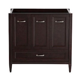 MUEBLE PARA BAÑO CLAXBY CAFÉ CON LAVABO 86.36 X 91.44 X 54.97 CM DE PISO