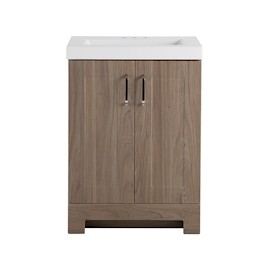 GABINETE PARA BAÑO CHARLENE CAFÉ CON LAVABO 87.5 X 62 X 42.7 CM DE PISO