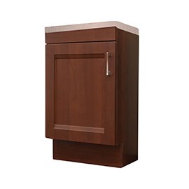 MUEBLE PARA BAÑO ASPEN CAFÉ CON LAVABO 89 X 47.4 X 42.3 CM DE PISO