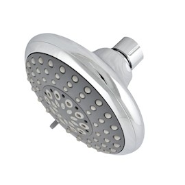 CABEZAL DE REGADERA CON 5 FUNCIONES 12 X 8 CM ACERO