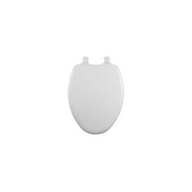 ASIENTO PARA BAÑO MADERA ALARGADO BLANCO FRENTE CERRADO NEXTSTEP2 CIERRE LENTO BEMIS