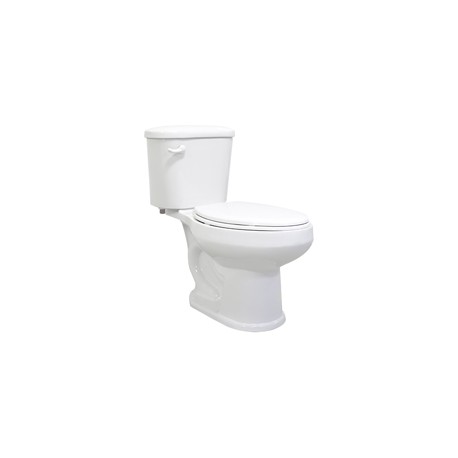 SANITARIO MAGNOLIA 2 PIEZAS ALARGADO 4.8 L BLANCO ALTURA CONFORTABLE