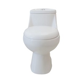 SANITARIO AMALFI 1 PIEZA ALARGADO 3.8 Y 4.8 L BLANCO ALTURA CONFORTABLE