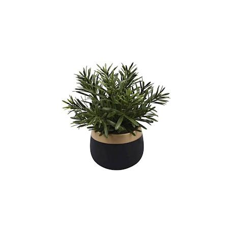 PLANTA ARTIFICIAL NEGRO DE 23.1 CM