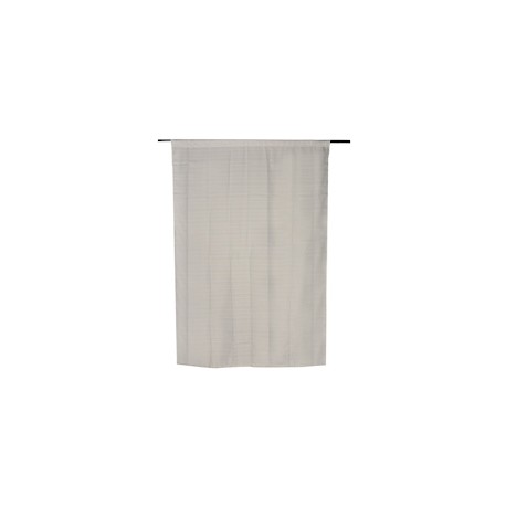 CORTINA DE JACQUARD PARA VENTANA POLIÉSTER BEIGE 210 X 140 CM