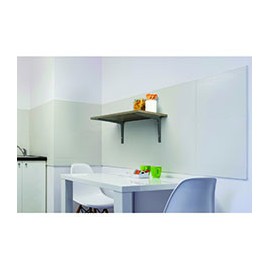 MENSULA ESCUADRA DE PLÁSTICO 18X18 NEGRO