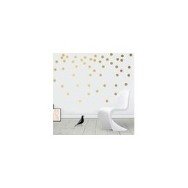 VINIL PUNTOS DORADOS