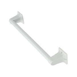 BARRA CUADRADA DE AGARRE PARA BAÑO BLANCA DE 16'' GLACIER BAY