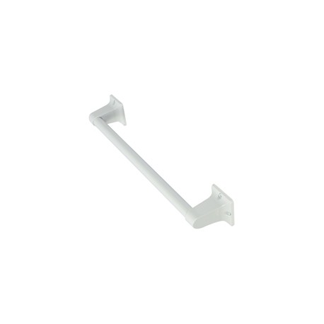 BARRA CUADRADA DE AGARRE PARA BAÑO BLANCA DE 16'' GLACIER BAY