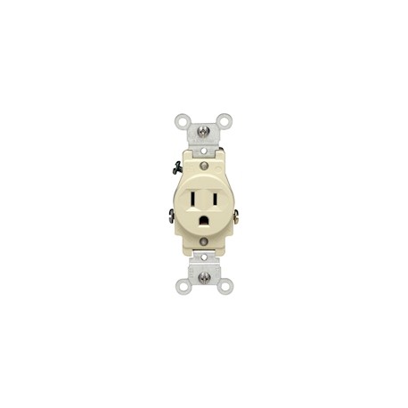 RECEPTÁCULO 15 A 125 VOLTS MARFIL LEVITON