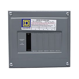 CENTRO DE CARGA QOD DE 6 ESPACIOS 100 A SQUARE D