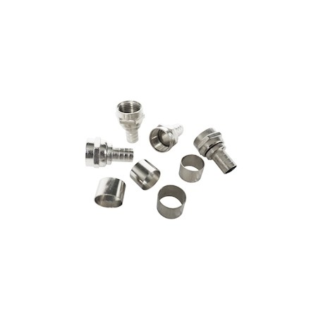 CONECTORES PARA CABLE COAXIAL PLATA