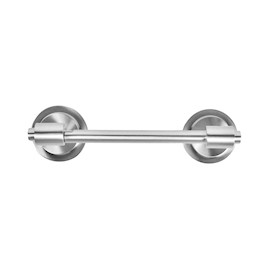 PORTARROLLO PARA BAÑO DE METAL PLATA