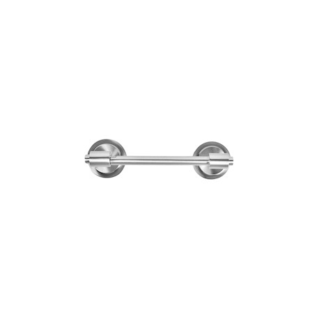 PORTARROLLO PARA BAÑO DE METAL PLATA