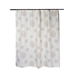 CORTINA PARA BAÑO TWIST BROWN