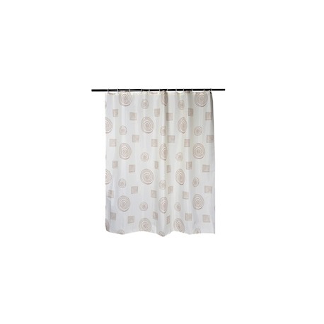 CORTINA PARA BAÑO TWIST BROWN