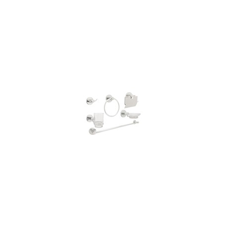 JUEGO DE ACCESORIOS DE BAÑO TALI 6 PIEZAS CROMO