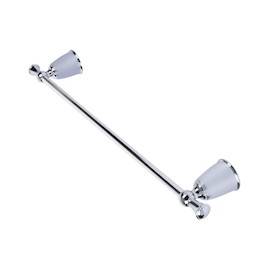 TOALLERO DE BARRA METAL PLATA