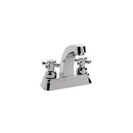 MEZCLADORA LAVABO 4" CROMO