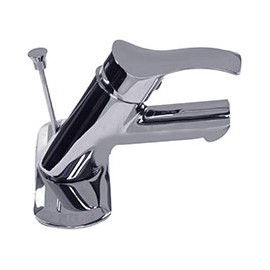 LLAVE MEZCLADORA PARA LAVABO MONOMANDO 7.67 X 6.2 PULGADAS METAL