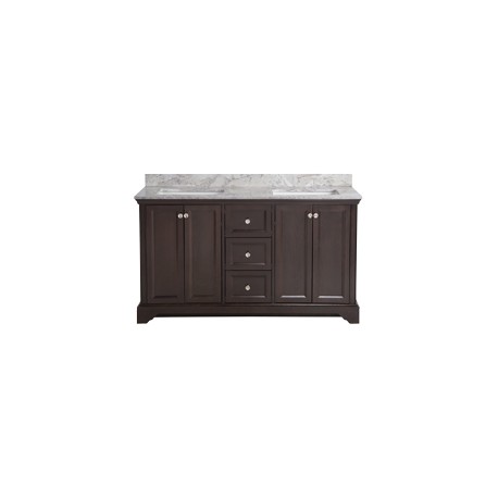 MUEBLE PARA BAÑO STRATFIELD CAFÉ CON LAVABO 95.8 X 55.8 X 154.9 CM DE PISO