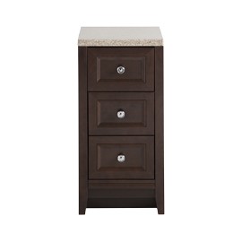 MUEBLE PARA BAÑO DELRIDGE CAFÉ CON LAVABO 44.1 X 35.8 X 75.1 CM DE PISO