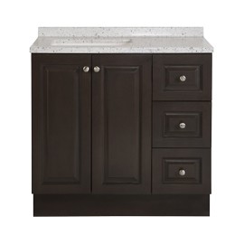 MUEBLE PARA BAÑO NORTHWOOD CON LAVABO 86.99 X 91.38 X 27.94 CM DE PISO