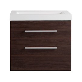 GABINETE PARA BAÑO LARISSA CAFÉ CON LAVABO 77.47 X 47.62 X 56.38 CM EMPOTRABLE