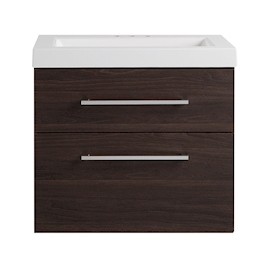 GABINETE PARA BAÑO LARISSA CAFÉ CON LAVABO 56.38 X 47.62 X 64.77 CM EMPOTRABLE