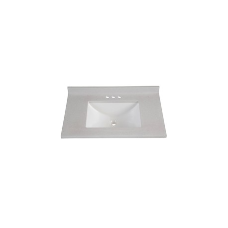 LAVABO MALLORCA EMPOTRABLE MÁRMOL RECTANGULAR GRIS CLARO 77.4 CM