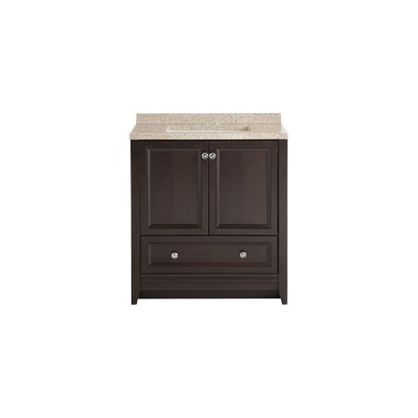 MUEBLE PARA BAÑO DELRIDGE CHOCOLATE CON LAVABO 89.91 X 77.47 X 47.62 CM DE PISO