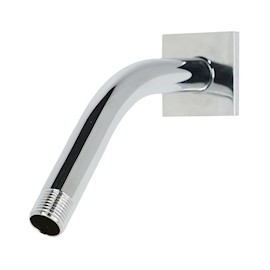 BRAZO CON CHAPETÓN PARA REGADERA 16.6 X 7.6 PLATA HELVEX