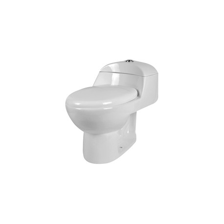 SANITARIO RAVELLO 1 PIEZA ALARGADO 3.8 Y 4.8 L BLANCO