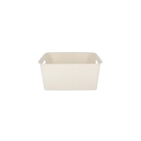 GAVETA DE PLÁSTICO GRANDE 26.8X39.5X19.2 CM BLANCA