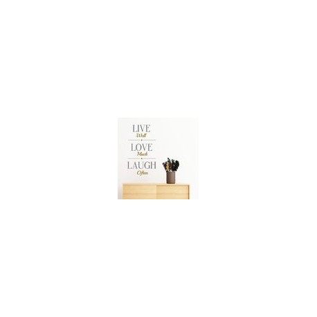 VINIL CASA LIVE, LOVE & LAUGH