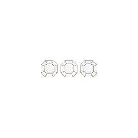 SET 3 FIGURAS DECO OCTAGONOS PLATA