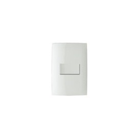 PLACA Y 1 INTERRUPTOR 3 VÍAS BLANCO