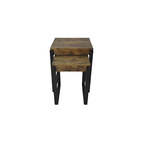 SET DE 2 MESAS LATERALES NEPAL 50 X 60.5 X 54 CM