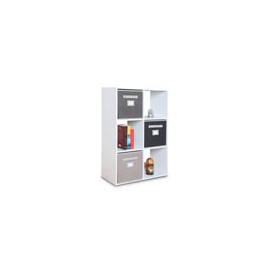 ORGANIZADOR MELAMINA DE 6 CUBOS BLANCO