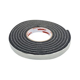 BURLETE DE ESPUMA DE GOMA NEGRO 305 CM