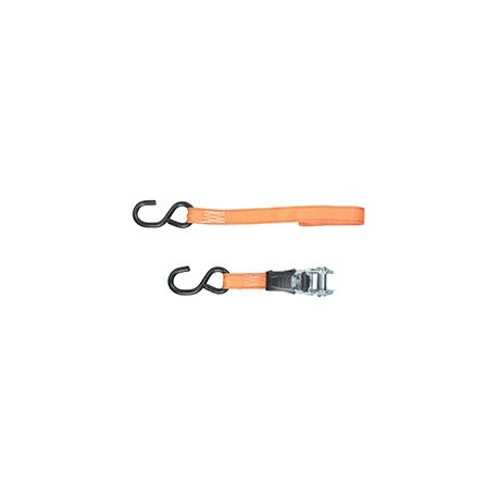 AMARRE CON TRINQUETE NARANJA 2.5 X 460 CM 2 PIEZAS
