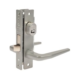 CERRADURA PARA PERFILES DE ALUMINIO 15 X 10 X 6 CM ACERO GRIS MATE