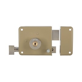 CERRADURA SOBREPONER 720 DERECHA BEIGE
